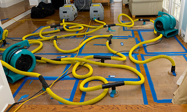 Professional Water Extraction technician working in Barnesville, OH